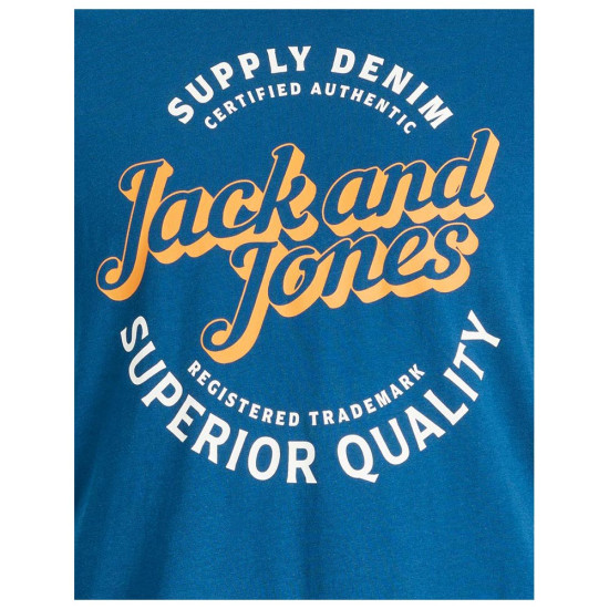 Jack & Jones Ανδρική κοντομάνικη μπλούζα Crew Neck